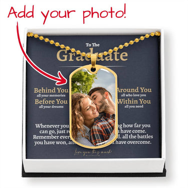 Graduation Morse Code Necklace - Love You This Much